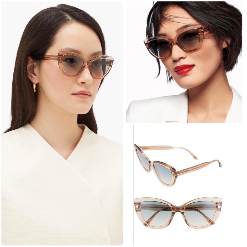 Tom Ford Anya 55mm Cat Eye Sunglasses